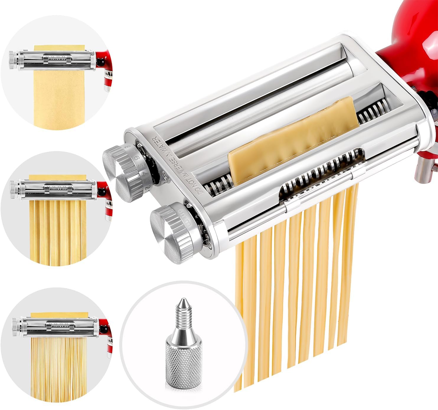 Kitchen Appliances Manufacturers - Aksesoris Penggiling & Pemotong Pasta 3-in-1