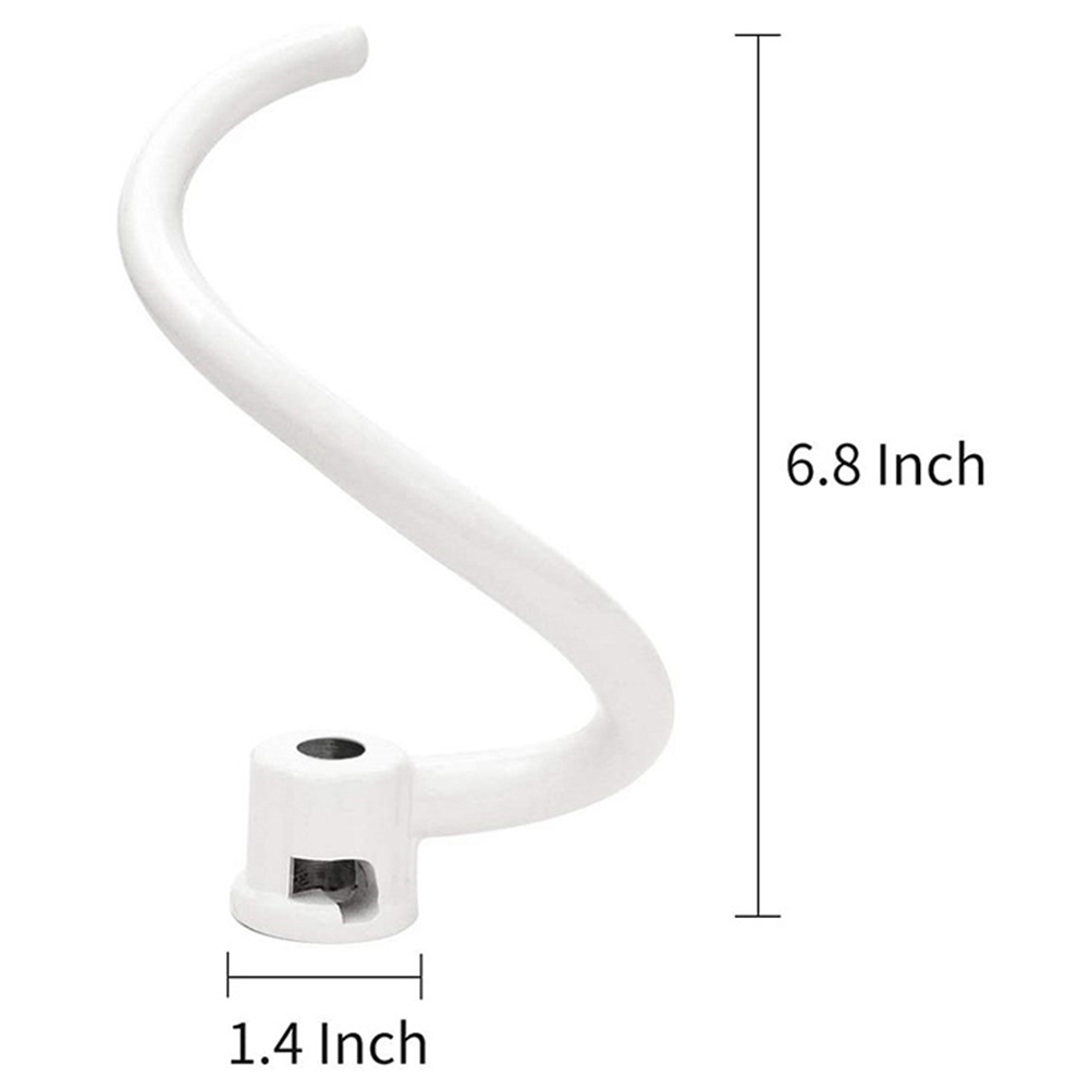 Kitchen Appliances Kitchenaid - YCOC-Spiral Coated Metal Dough Hook Untuk