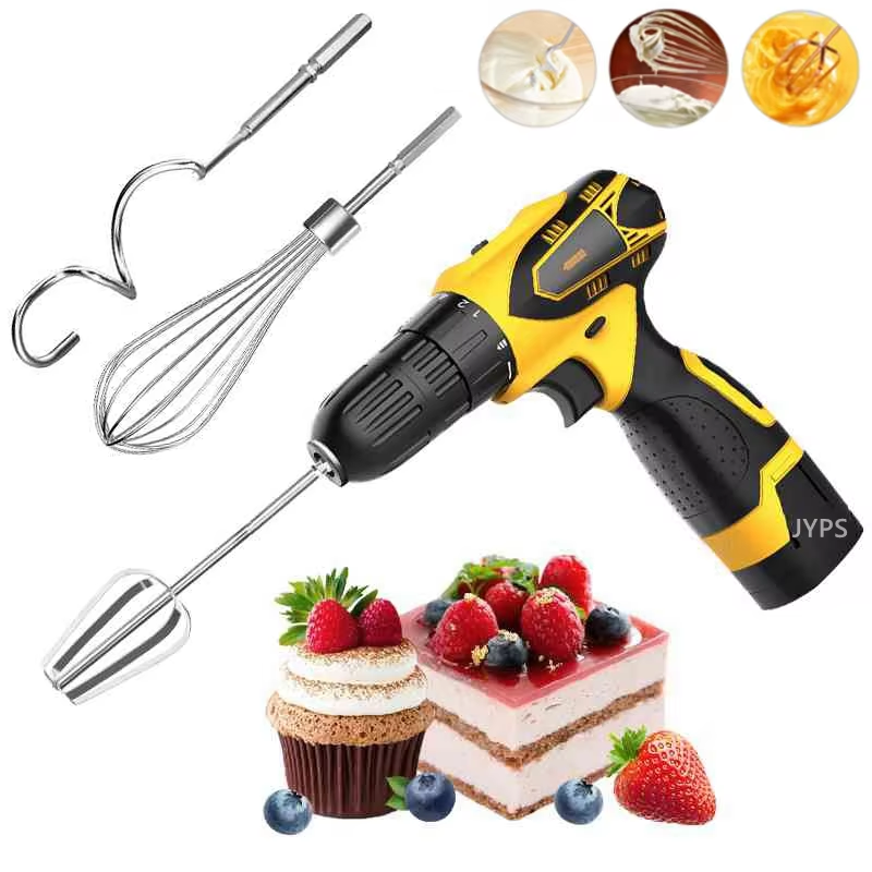 Hand Mixer Electric - Pengocok Telur Stainless Steel, Mixer Tangan,