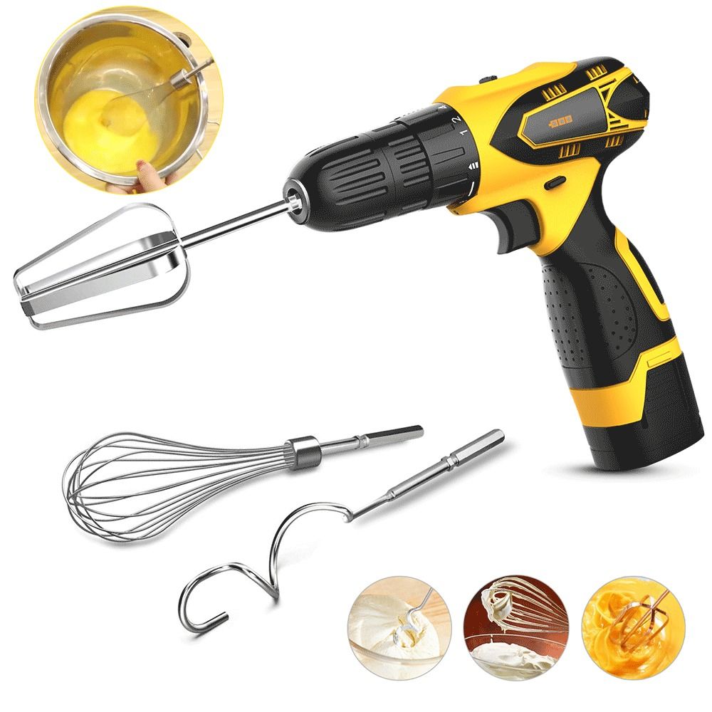 Hand Mixer Electric - Pengocok Telur Stainless Steel, Mixer Multifungsi