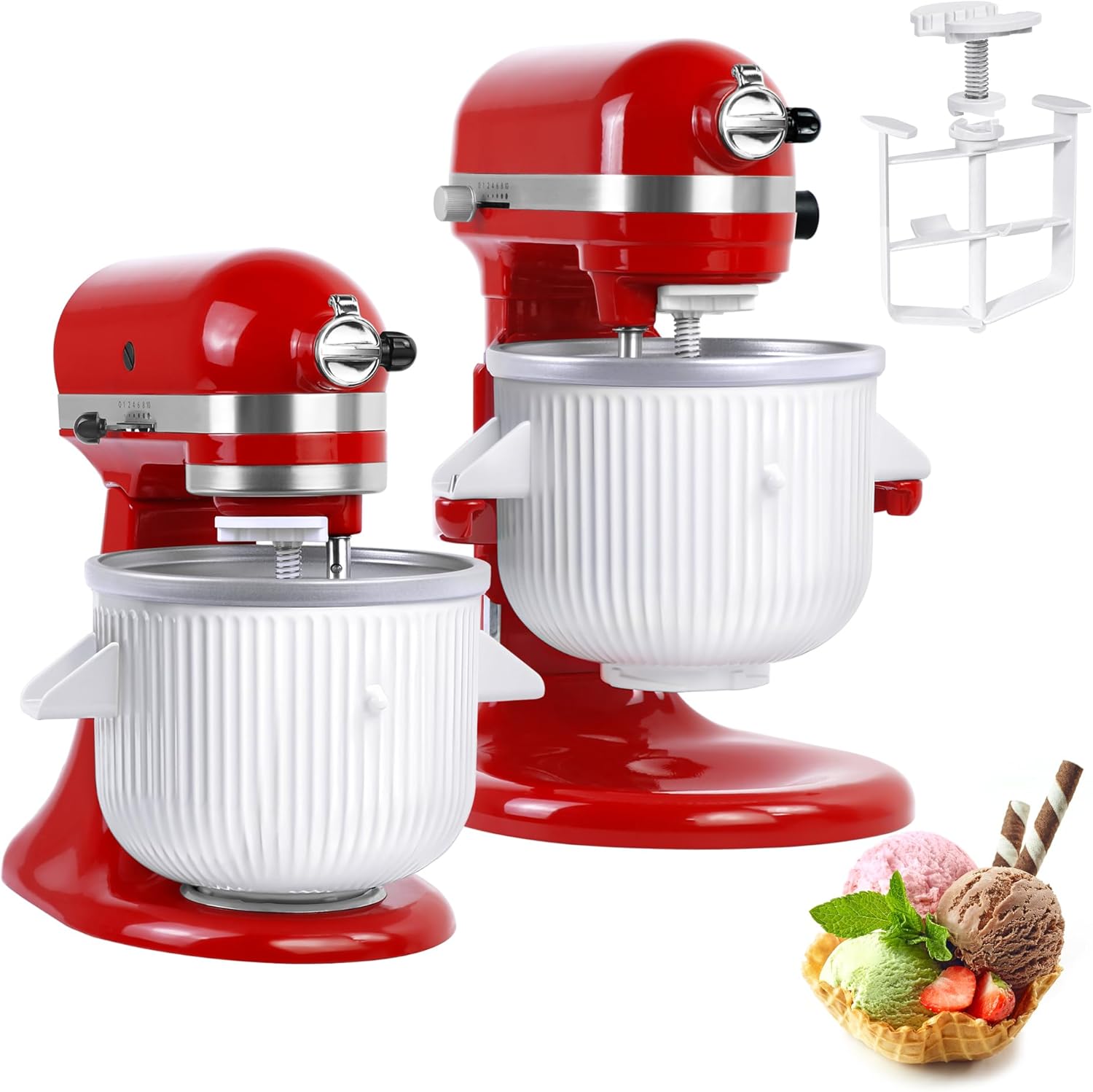 Kitchen Appliances Kitchenaid - Perlengkapan Pembuat Es Krim untuk Mixer