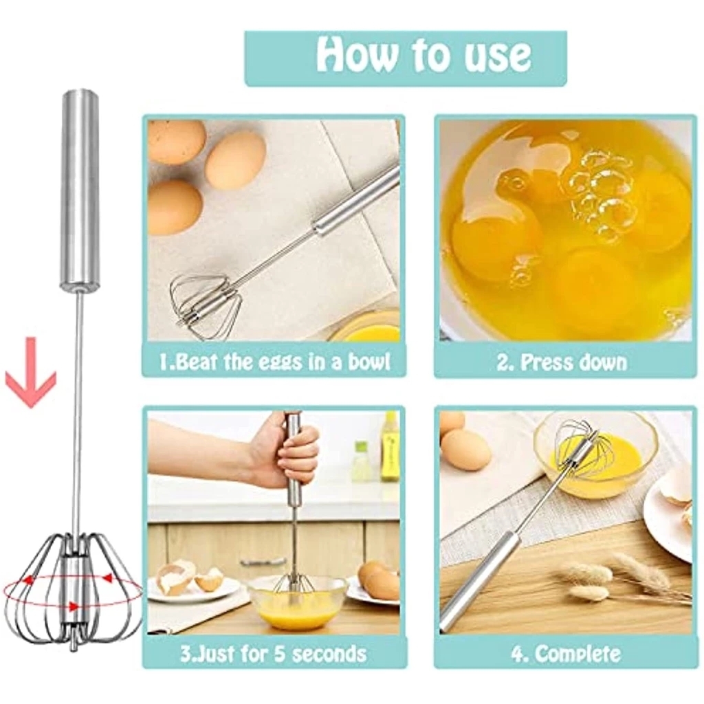 1/3 Buah Pengocok Telur Baja T - Kitchen Appliances Electronics ulasan dan harga